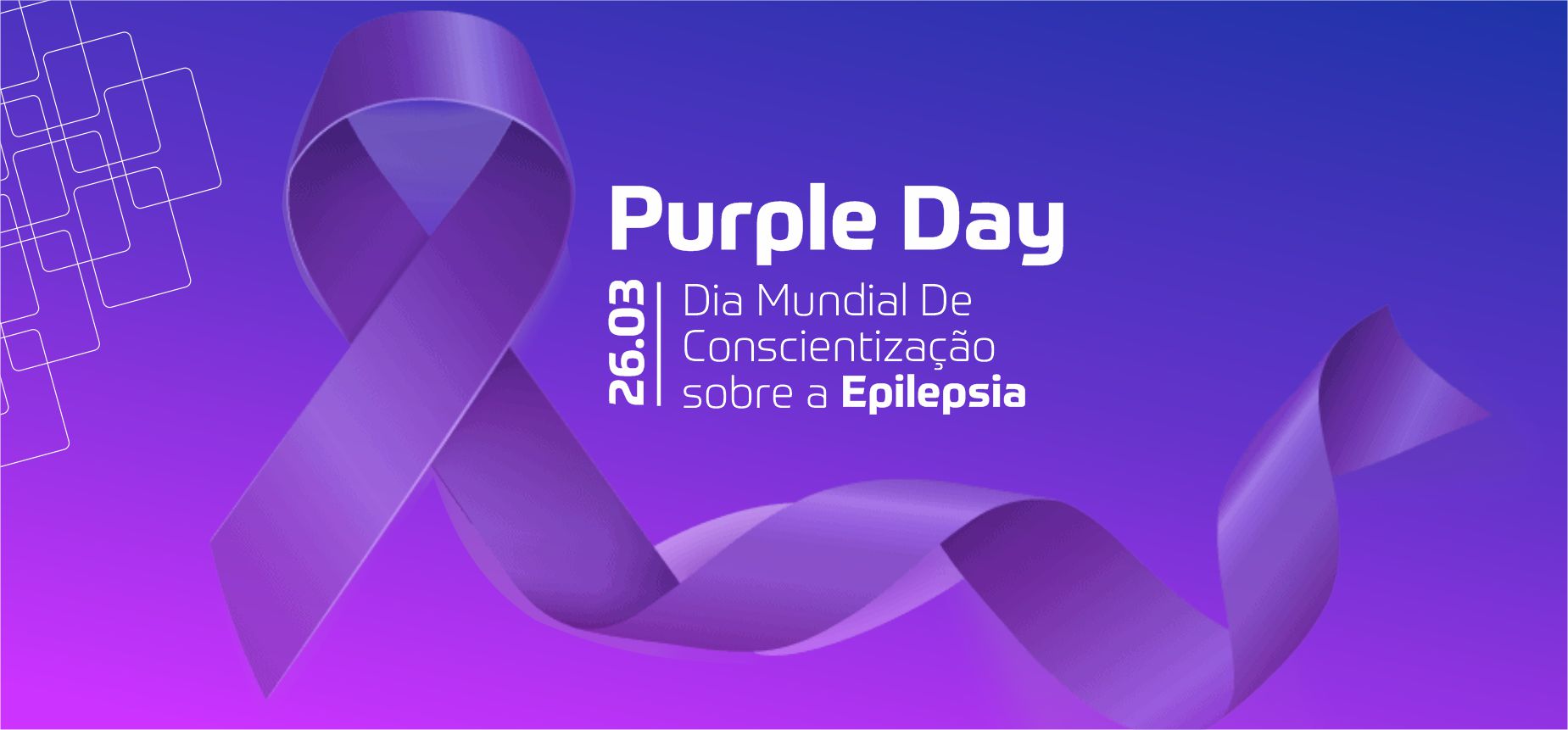 Campanha mundial Purple Day tem dia de conscientização sobre