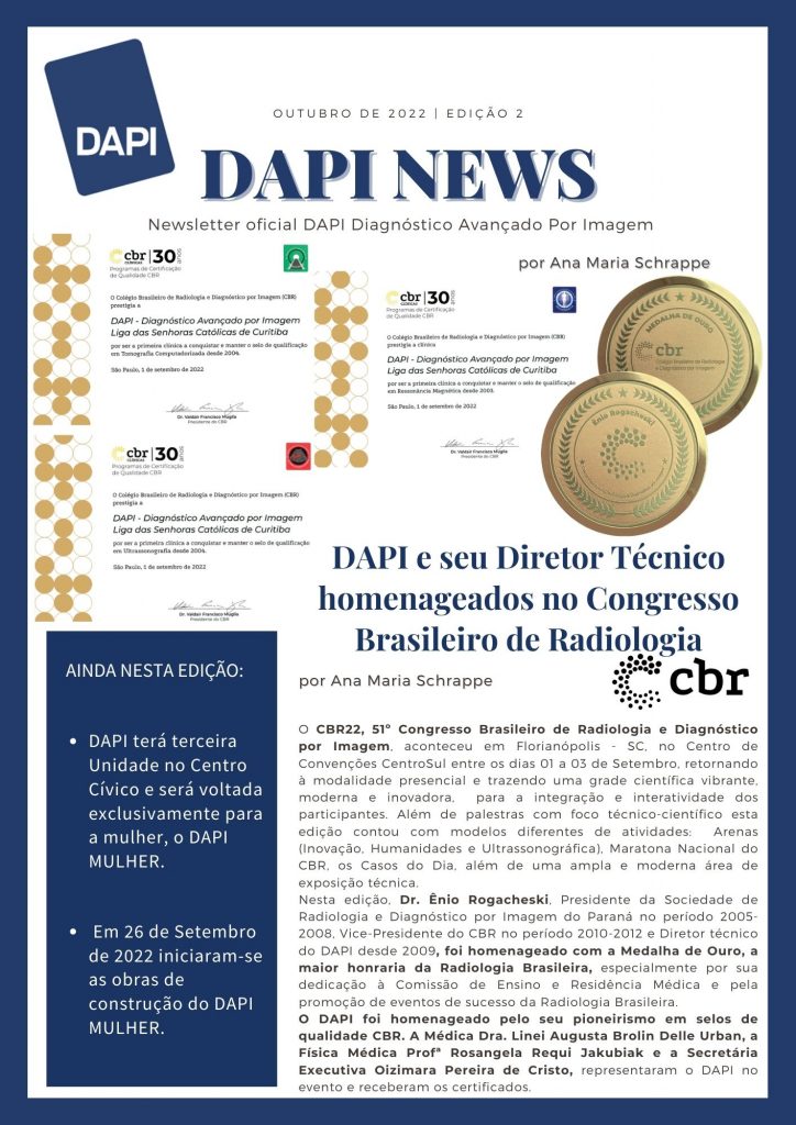 Dapi News 2ª Edição Dapi Diagnóstico Avançado Por Imagem Em Curitiba 6590