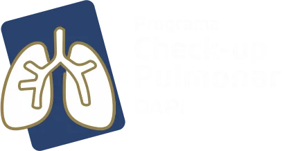 logo check-up pulmonar branco transparente